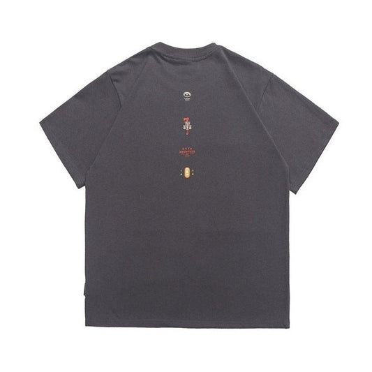 プリントシンプル半袖tシャツ